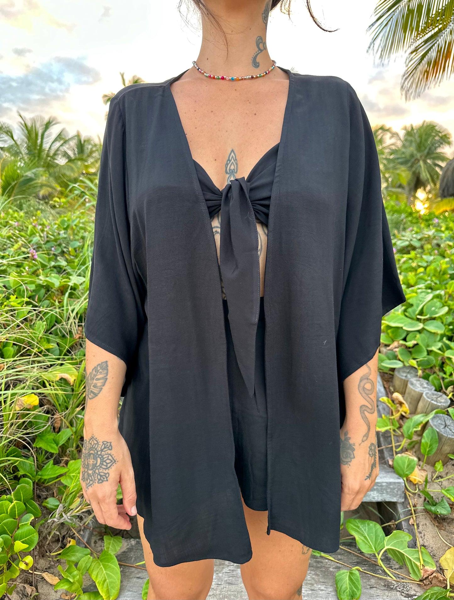 kimono preto