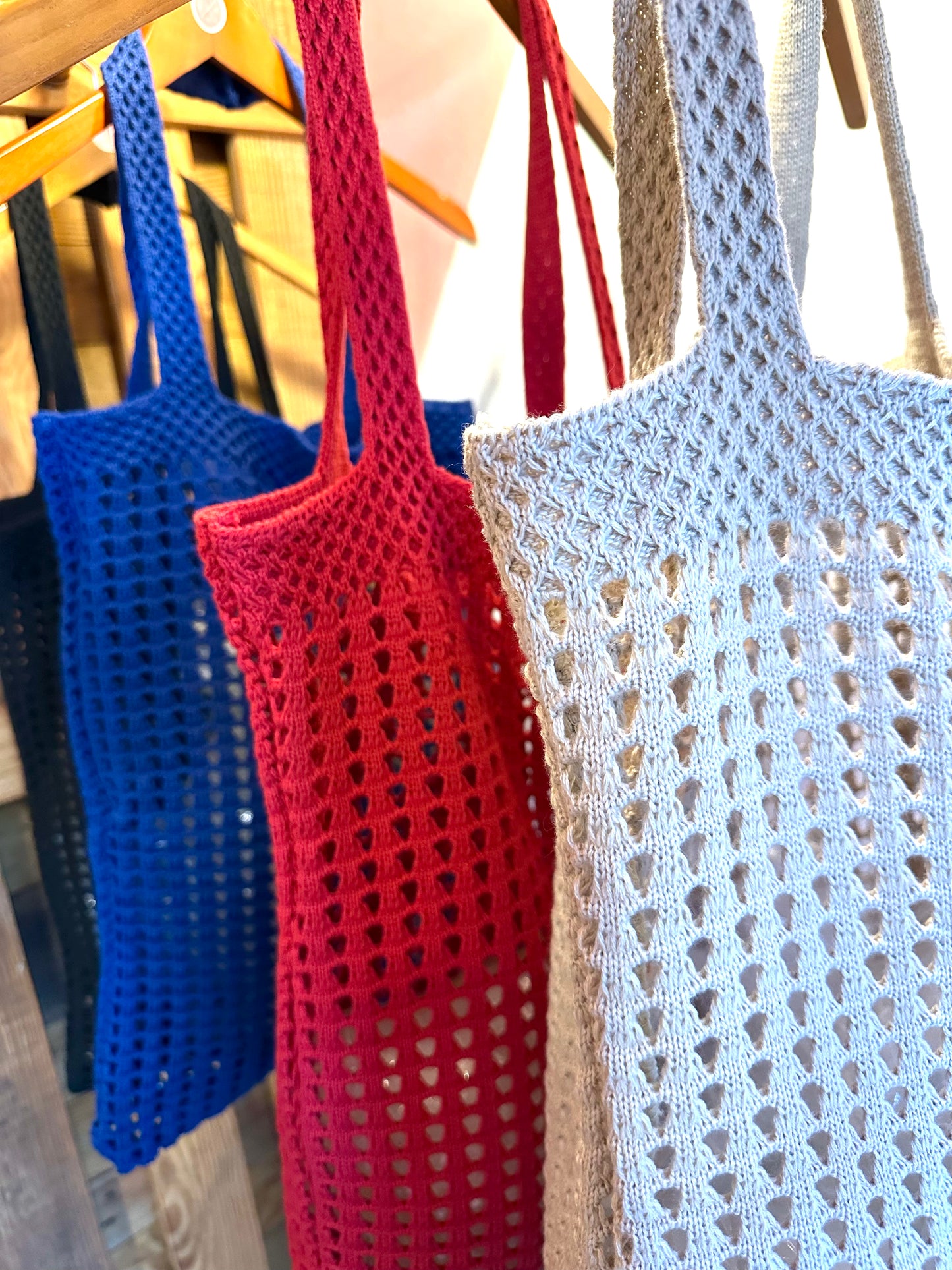 bolsa tricô
