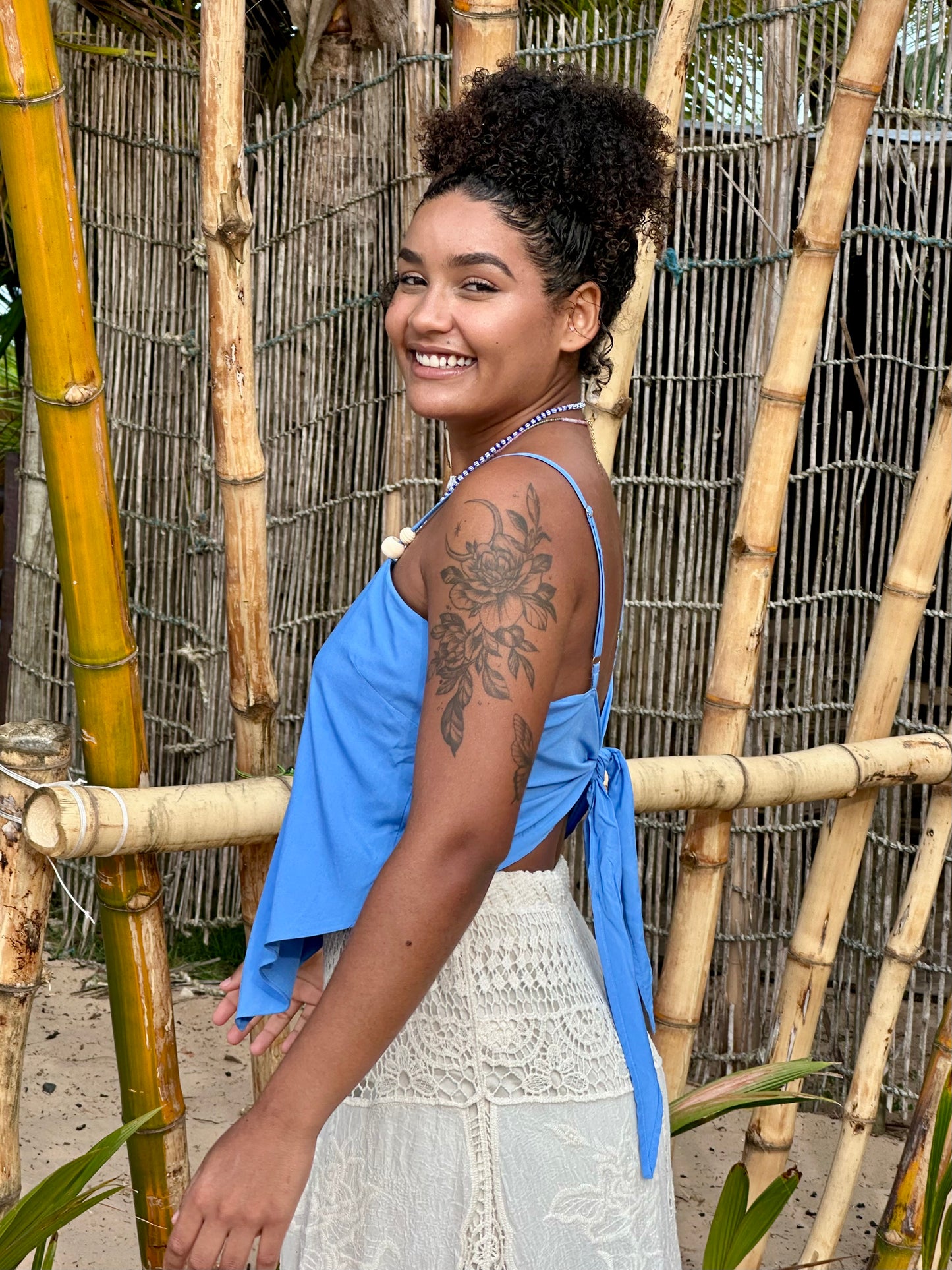 blusa lenço